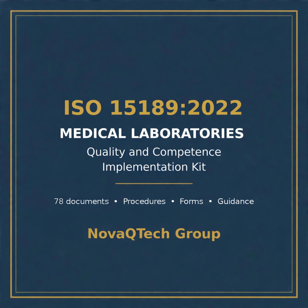 ISO 15189:2022 Medical Laboratory Quality and Competence Implementation Kit