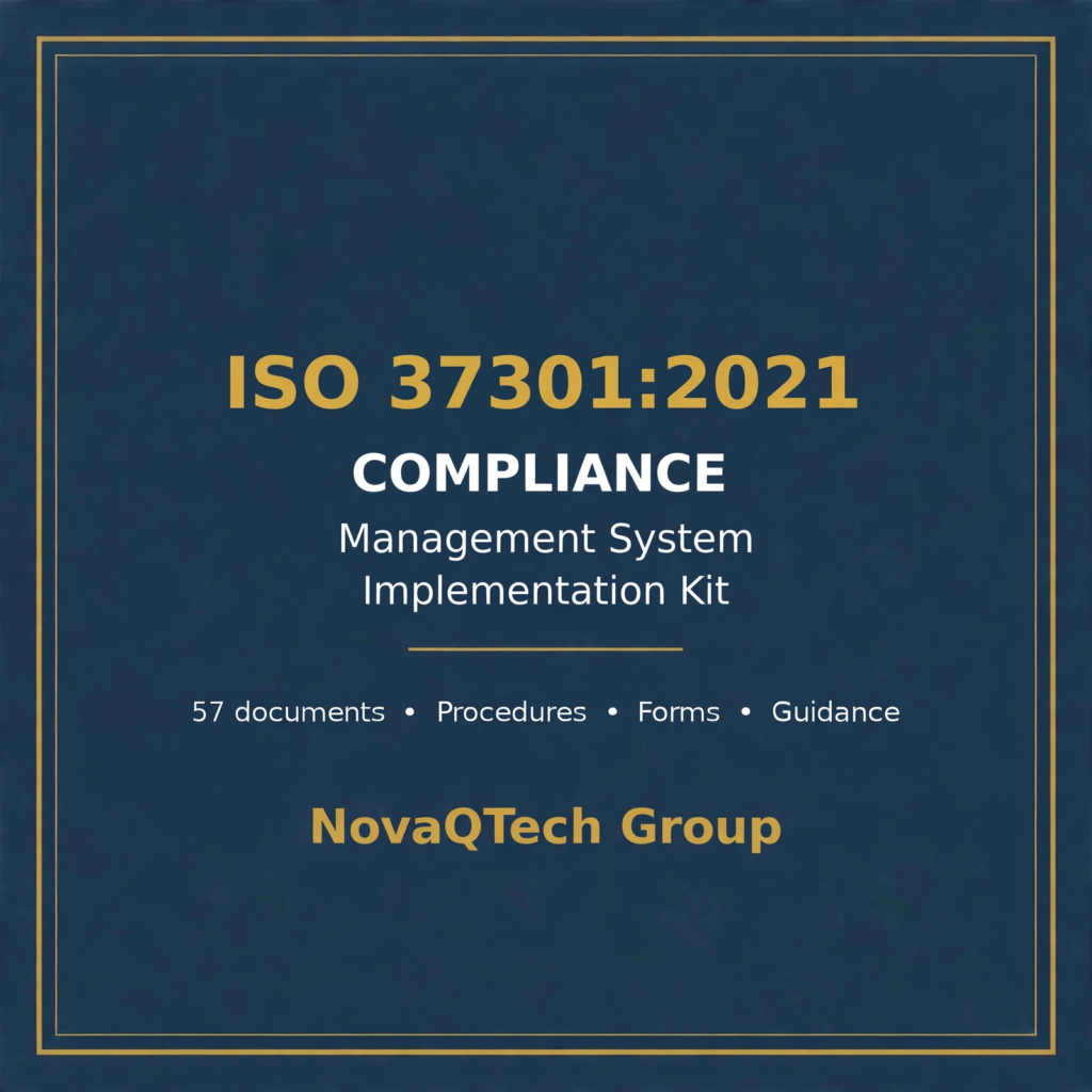 ISO 37301:2021 Compliance Management System Implementation Kit